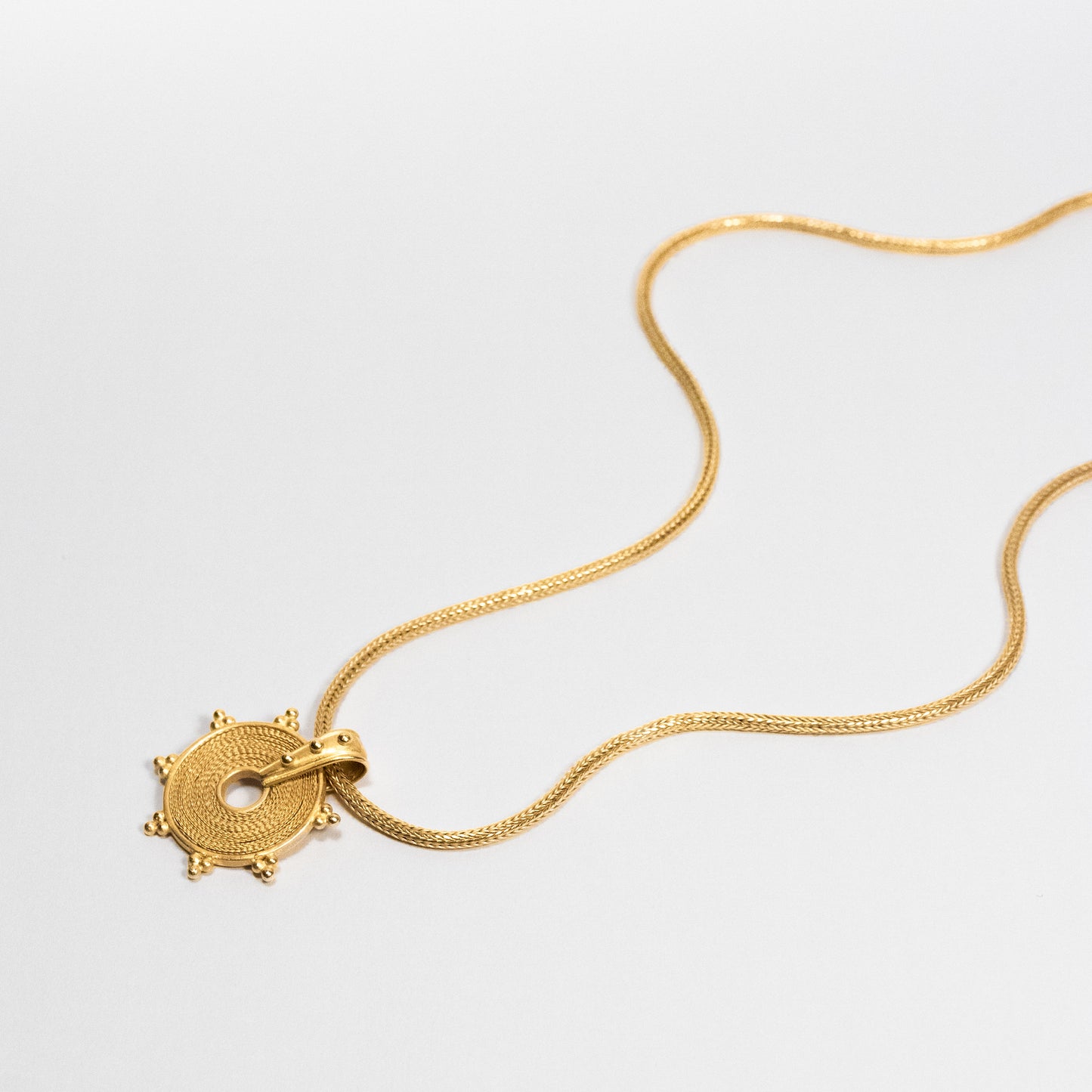 Helios 22K Gold Necklace